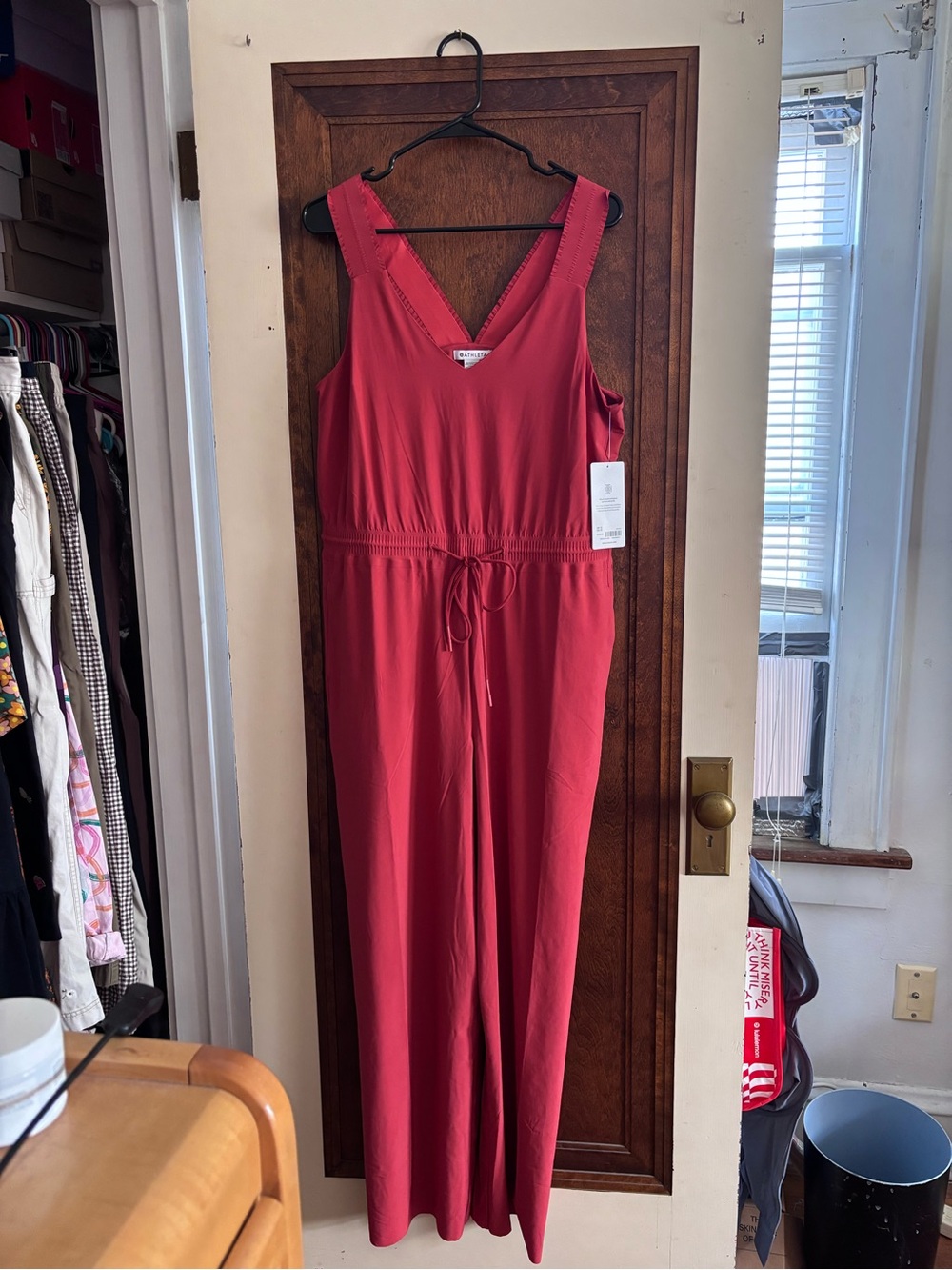Athleta Sleeveless V-Neck Jumpsuit